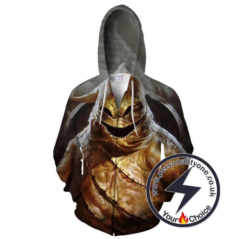 Halloween Oogie Boogie Zip Up Hoodie