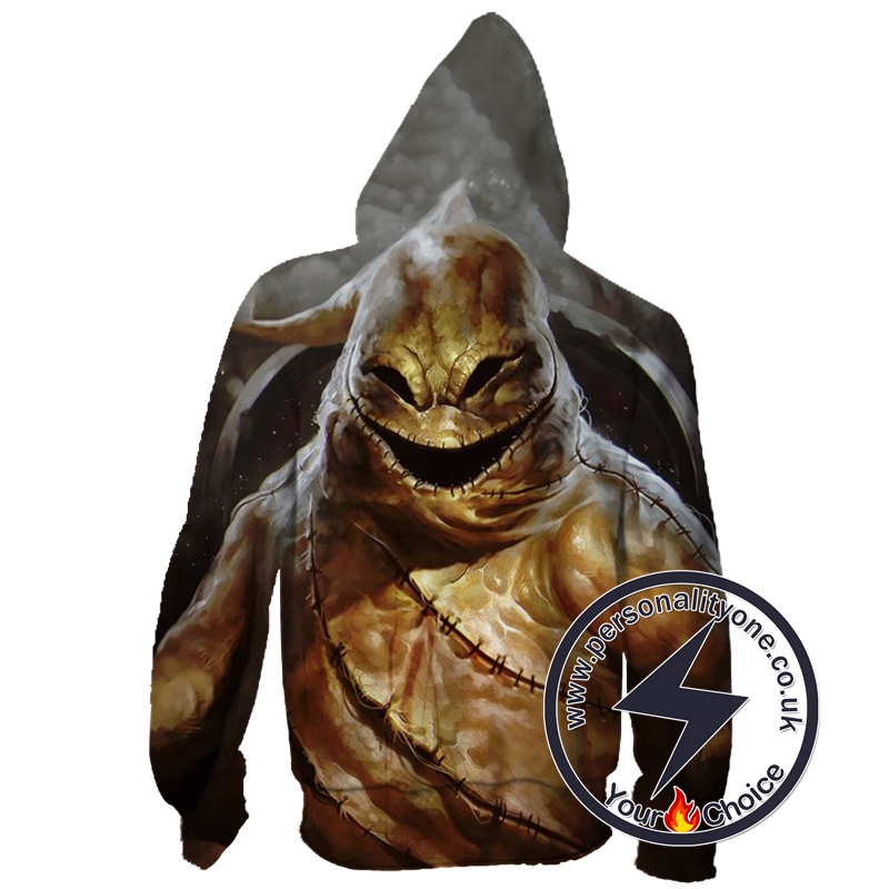 Halloween Oogie Boogie Zip Up Hoodie