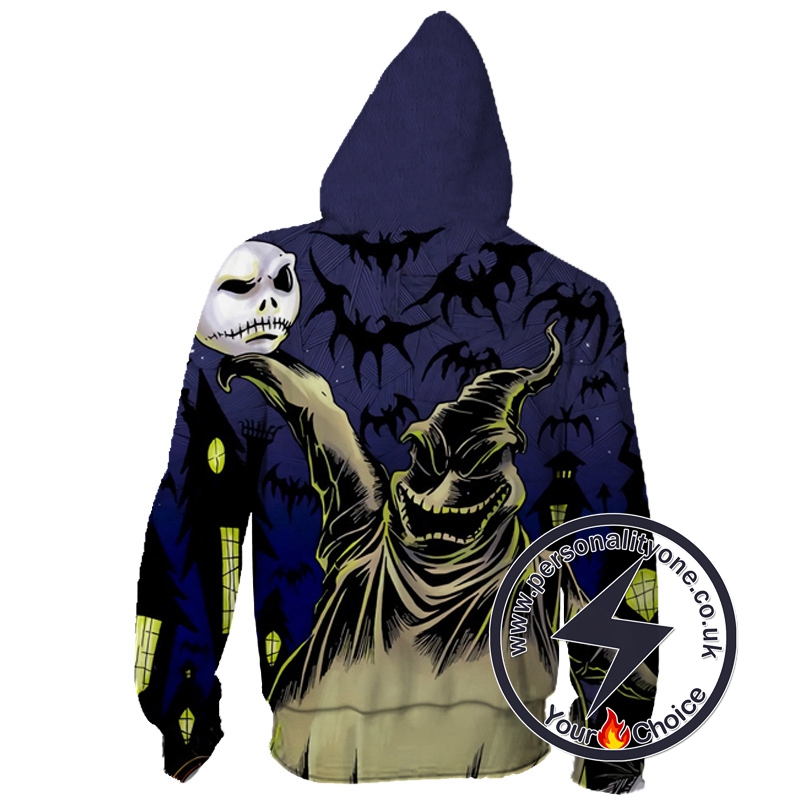 Halloween Town Oogie Boogie Performance Zip Up Hoodie