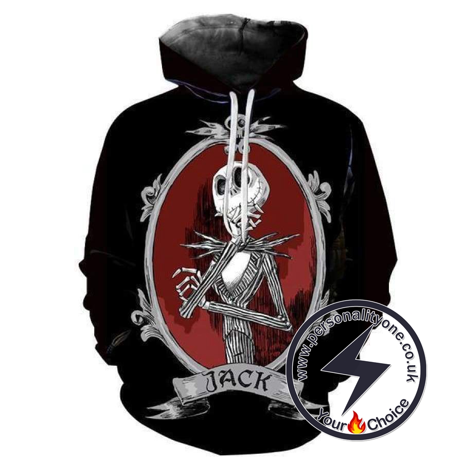 The Nightmare Before Christmas Halloween Spooky Jack Skellington Hoodie