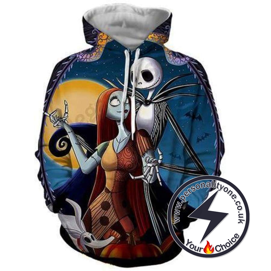 The Nightmare Before Christmas Jack And Sally Dancing Hoodie