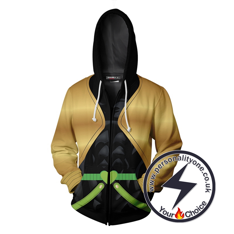 JoJo's Bizarre Adventure Stardust Crusaders Dio Brando Hoodie Cosplay Jacket Zip Up