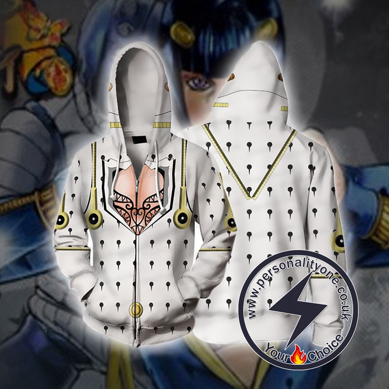 Jojo's Bizzare Adventure Golden Wind Bruno Bucciarati Cosplay Hoodie Jacket