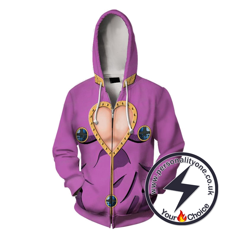 Jojo's Bizzare Adventure Golden Wind Giorno Giovanna Cosplay Hoodie Jacket