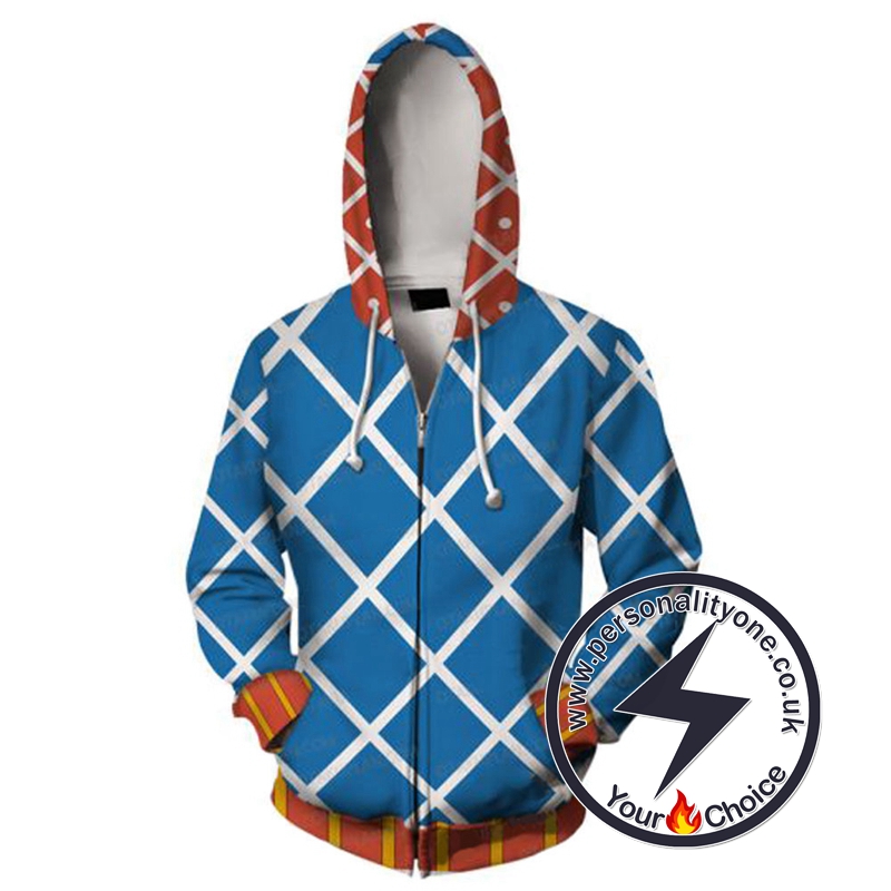 Jojo's Bizzare Adventure Golden Wind Guido Mista Cosplay Hoodie Jacket