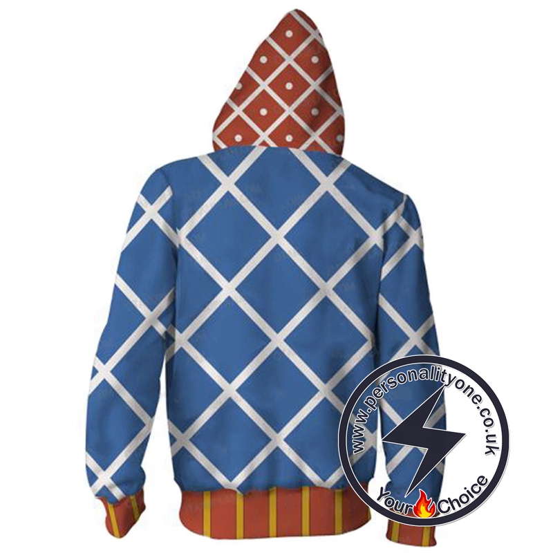 Jojo's Bizzare Adventure Golden Wind Guido Mista Cosplay Hoodie Jacket