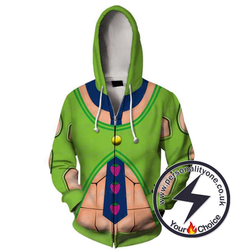 Jojo's Bizzare Adventure Golden Wind Pannacotta Fugo Cosplay Hoodie Jacket