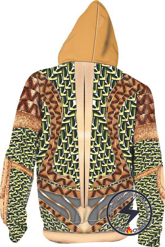 aquaman zip up hoodie