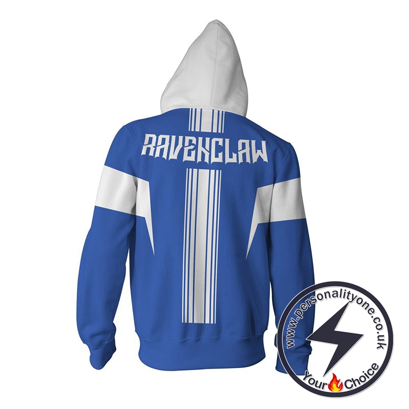 Harry Potter Ravenclaw Cosplay Zip Up Hoodie Jacket