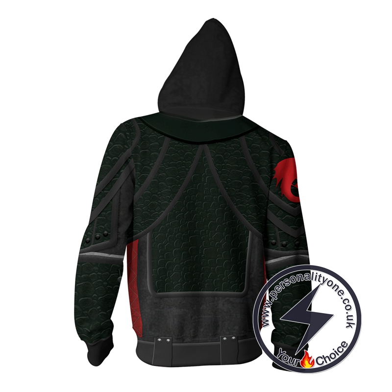 How To Train Your Dragon 3 Hiccup Cosplay Zip Up Hoodie Jacket