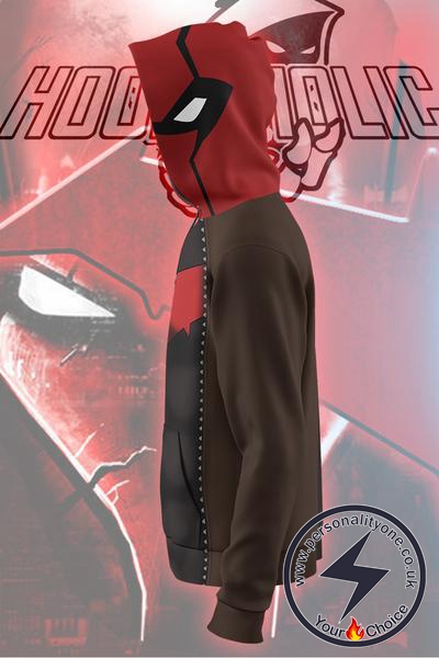 Red Hood-Nightwing Zip Hoodie