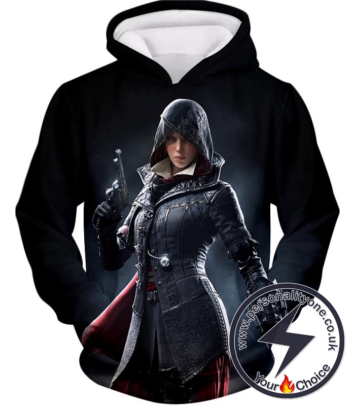 Amazing Syndicate Female Assassin Evie Frye Cool Black Hoodie