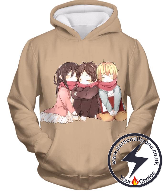 Attack on Titan Attack on Titan Main Trio Hoodie