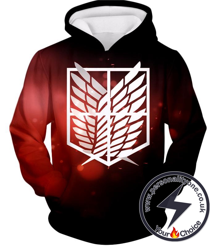 Attack on Titan Cool Survey Corps Emblem Hoodie