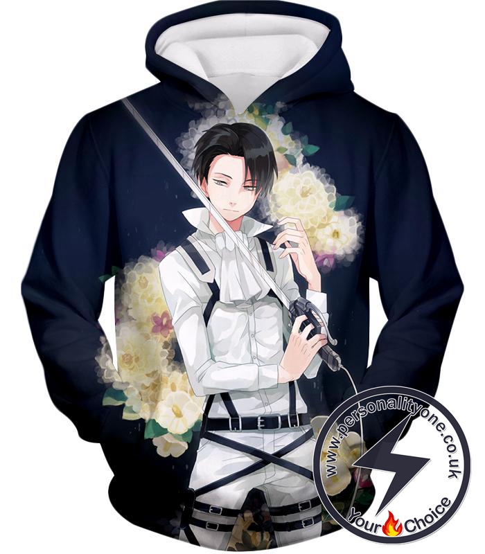 Attack on Titan Strongest Soldier Levi Ackerman Cool Anime Promo Hoodie