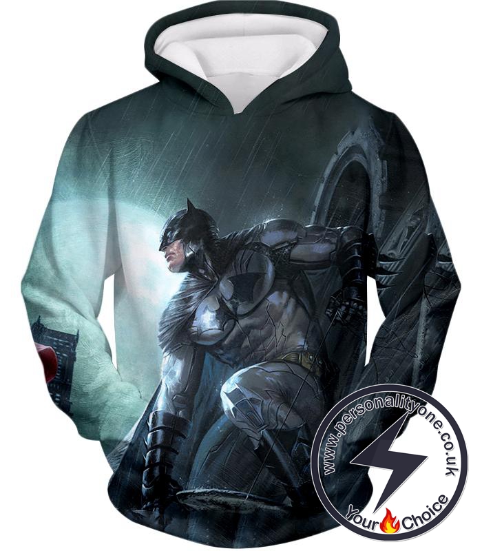 Batman the Ultimate Dark Knight HD Graphic Action Hoodie