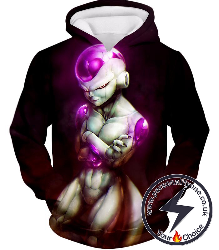 Dragon Ball Super Absolute Form Villain Frieza Cool Anime Promo Black Hoodie