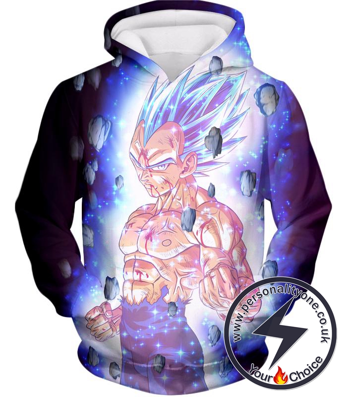 Dragon Ball Super Awesome Hero Prince Vegeta Super Saiyan Blue Cool Promo Hoodie