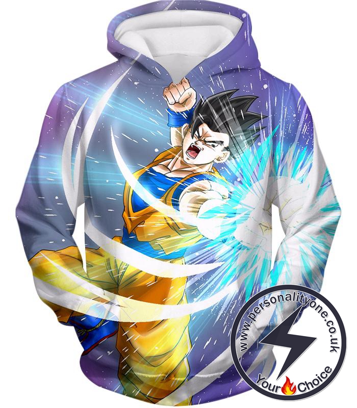 Dragon Ball Super Awesome Saiyan Hero Gohan Cool Anime Action Hoodie