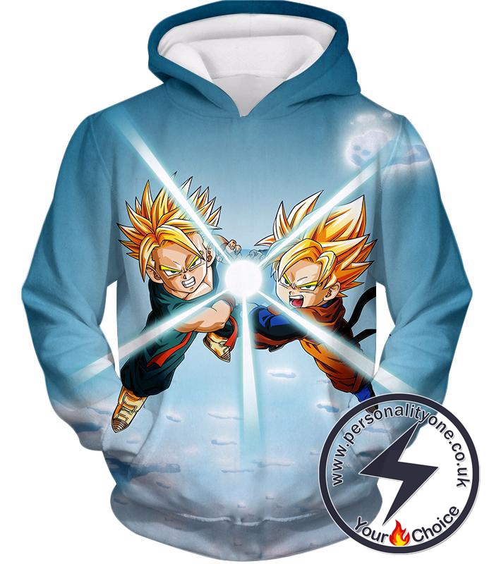 Dragon Ball Super Cool Saiyans Gotan x Trunks Blast Action Hoodie