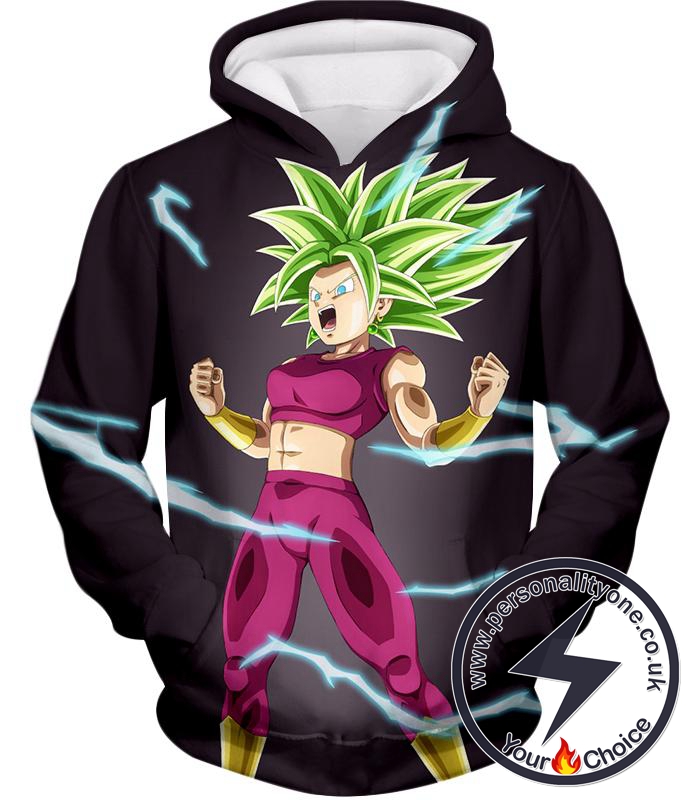 Dragon Ball Super Female Legendary Super Saiyan Kale Cool Black Hoodie