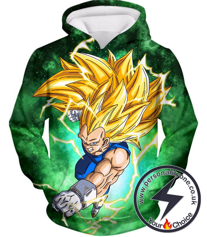 Dragon Ball Super Fierce Warrior Vegeta Super Saiyan 3 Awesome Action Promo Hoodie