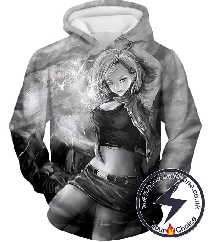 Dragon Ball Super Super Cute Android 18 Amazing Anime Promo Hoodie