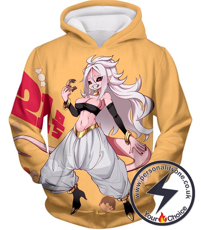 Dragon Ball Super Super Cute Evil Android 21 Awesome Anime Promo Hoodie