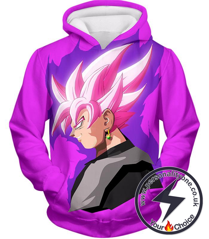 Dragon Ball Super Ultimate Evil Zamasu Super Saiyan Rose Form Cool Promo Purple Hoodie