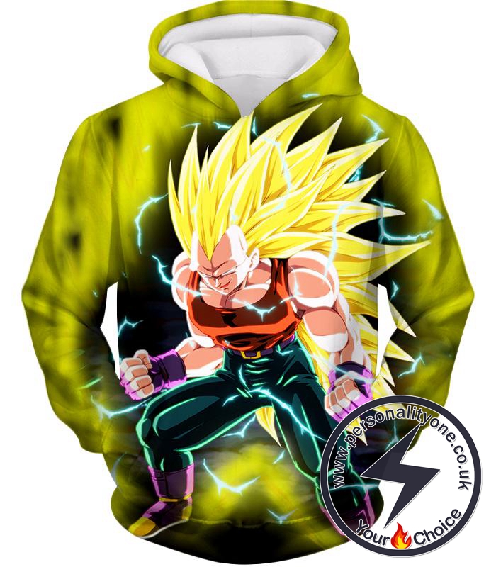 Dragon Ball Super Ultimate Fighter Vegeta Super Saiyan 3 Awesome Anime Hoodie