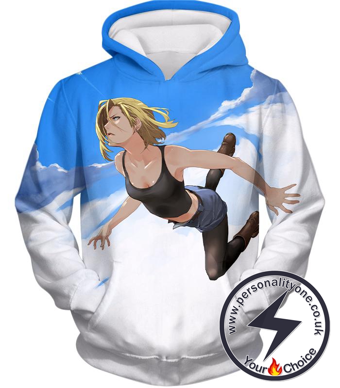 Dragon Ball Super Very Cute Android 18 Cool Graphic Action Hoodie