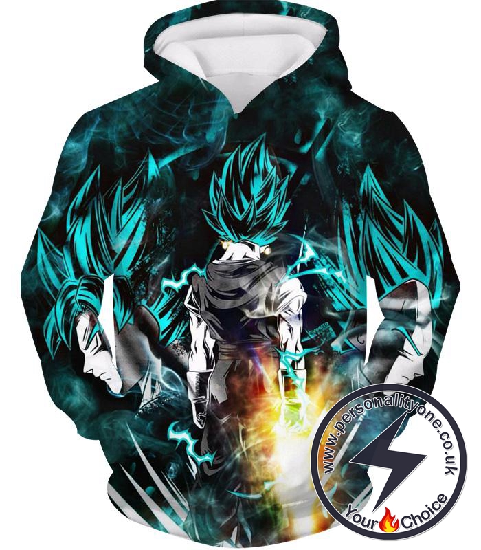 Dragon Ball Z Hoodie - Emerald Black Goku And Vegata