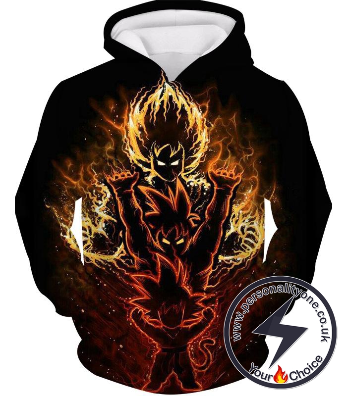 Dragon Ball Z Hoodie - Kid Goku Evolution