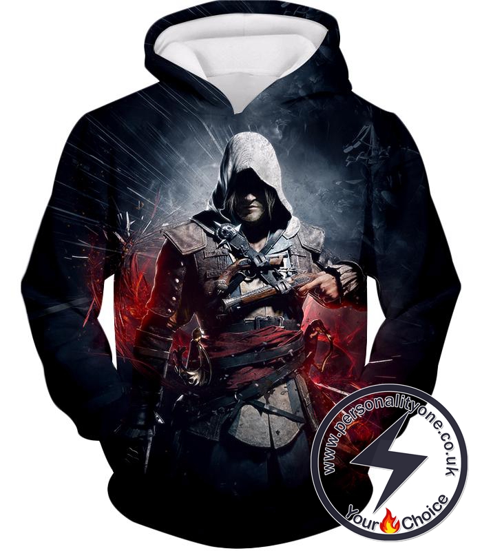 Edward James Kenway Incredible Black Flag Assassin Promo Hoodie