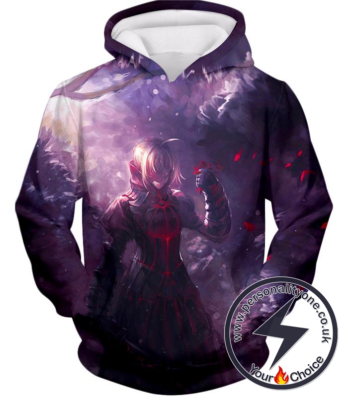 Fate Stay Night Fate Saber Arturia Alter Artoria Awesome Hoodie