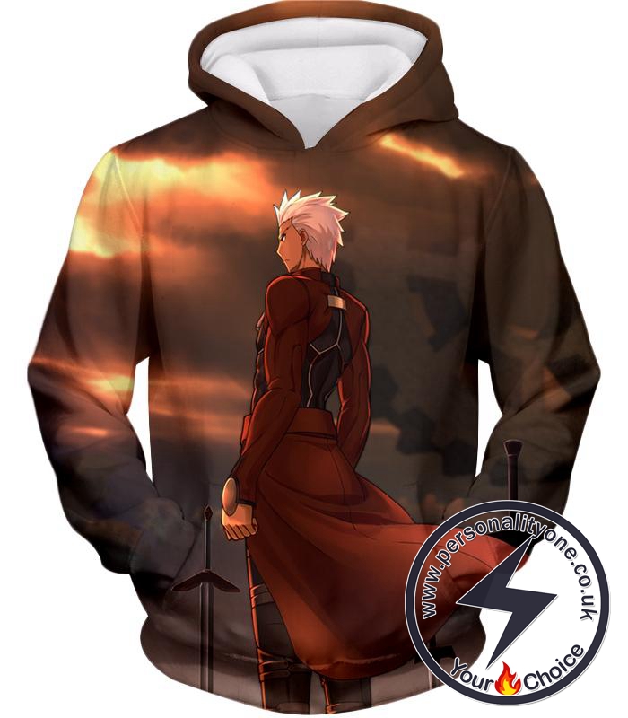 Fate Stay Night Handsome Archer Evil Shirou Emiya Cool Hoodie