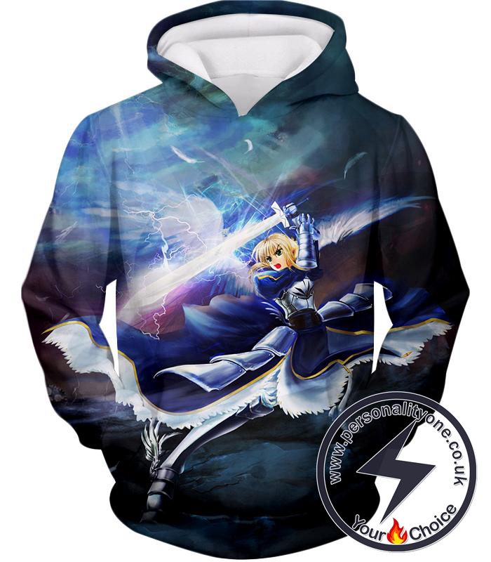 Fate Stay Night King Arthur Noble Phantasm Action Hoodie