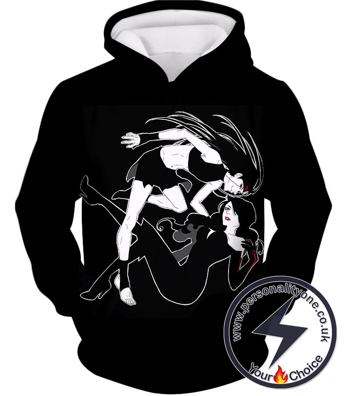 Fullmetal Alchemist Homunculi Envy x Lust Amazing Fullmetal Alchemist Anime Black Hoodie