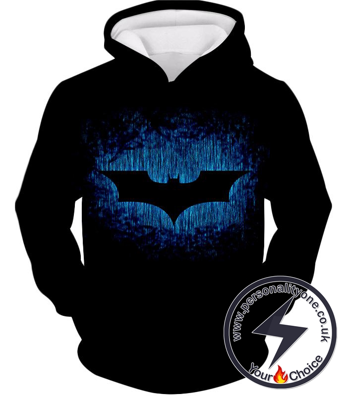 Justice Symbol Cool Batman Logo Black Hoodie