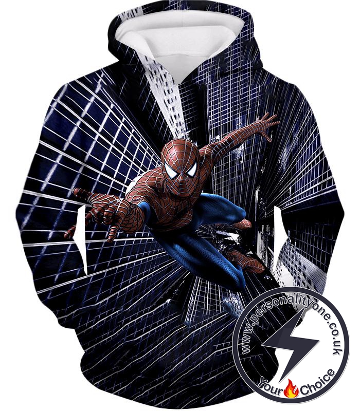 Marvels Amazing Spiderman Action Hero Hoodie