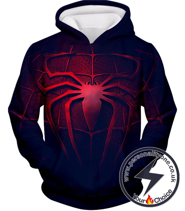 Marvels Favourite Web Shooting Spiderman Cool Promo Hoodie