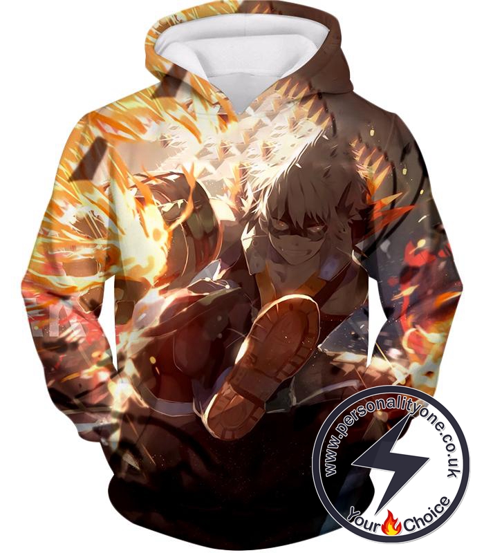 My Hero Academia Explosive Hero Bakugo Katsuki Hoodie