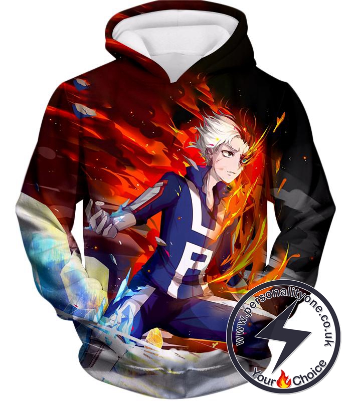 My Hero Academia Hero Student Shoto Todoroki Hoodie