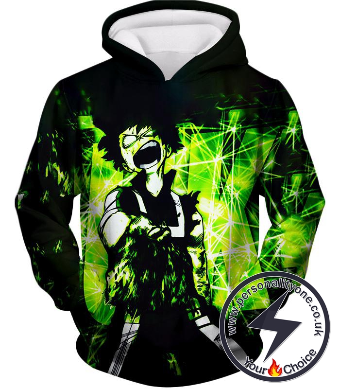 My Hero Academia Izuki Midoriya AKA Deku Action Black Hoodie