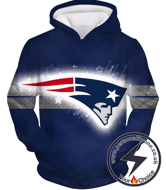 New England Patriots Symbol Logo Hoodie - Fashion 3D Hoodies And Clothing