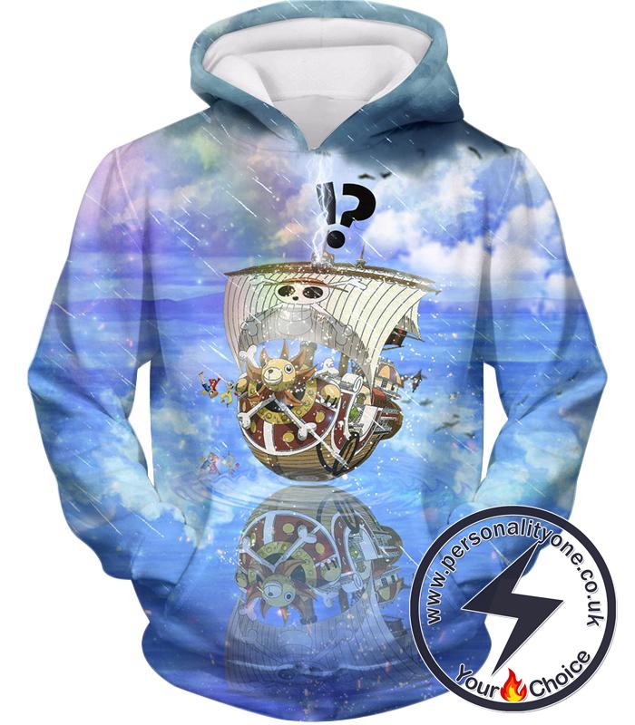 One Piece Thousand Sunny Straw Hats Awesome Pirate Ship Hoodie