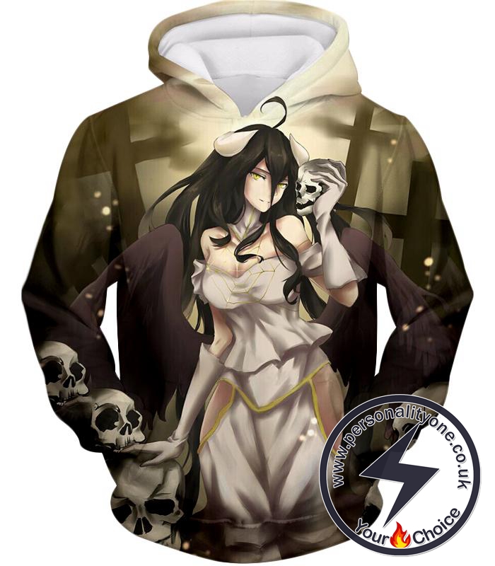 Overlord Beautiful Albedo Infatuated with Ainz Cool Promo Anime Graphic Hoodie