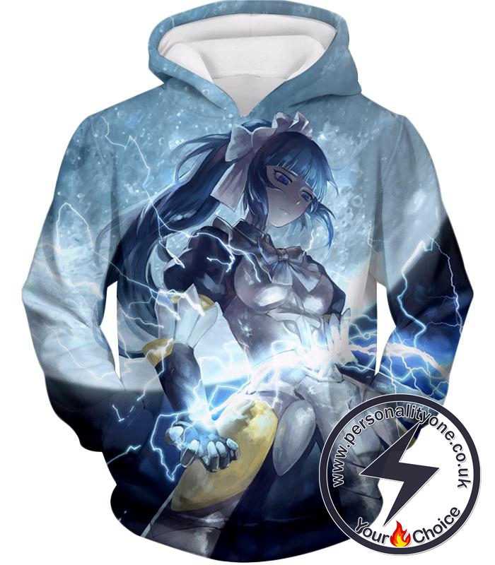 Overlord Egg Shaped Battle Maid Naberal Gamma Cool Action Hoodie