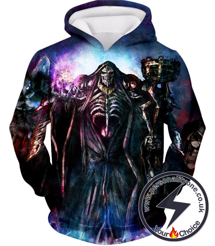 Overlord Extremely Evil Sorcerer King Ainz Ooal Gown Cool Graphic Hoodie