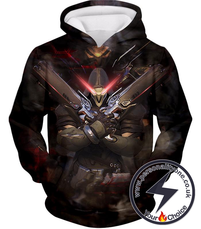 Overwatch Cool Reaper Hellfire Shotguns Hoodie